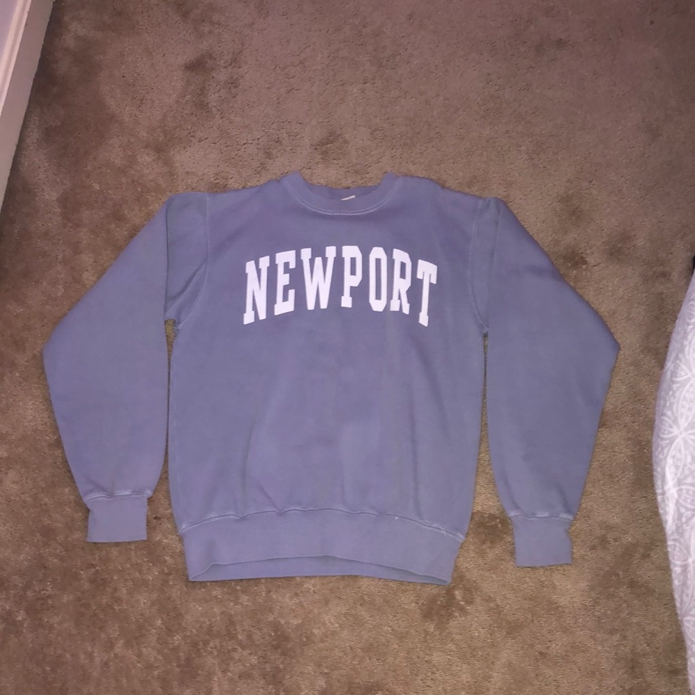 Brandy Melville Pastel Blue Newport Sweatshirt